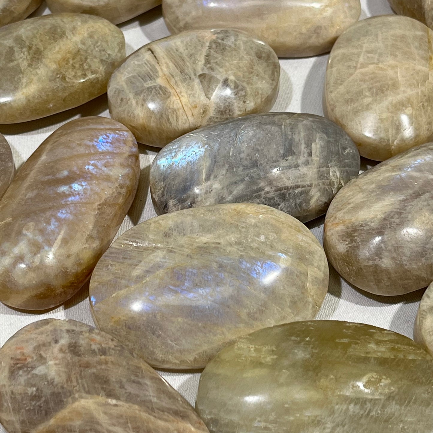 Peach Moonstone Palmstone Wholesale Crystal