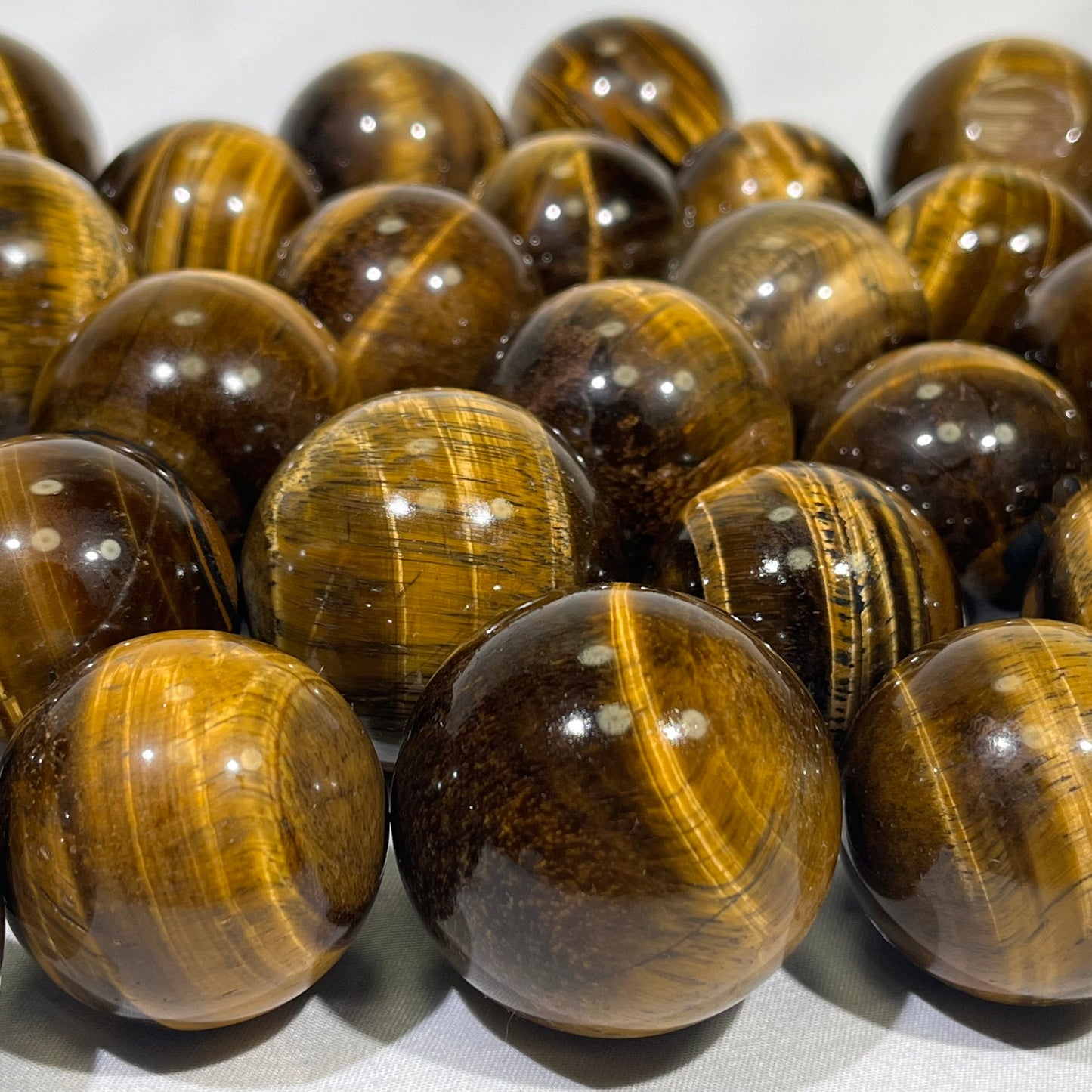 Yellow Tiger Eye Sphere Wholesale Crystal