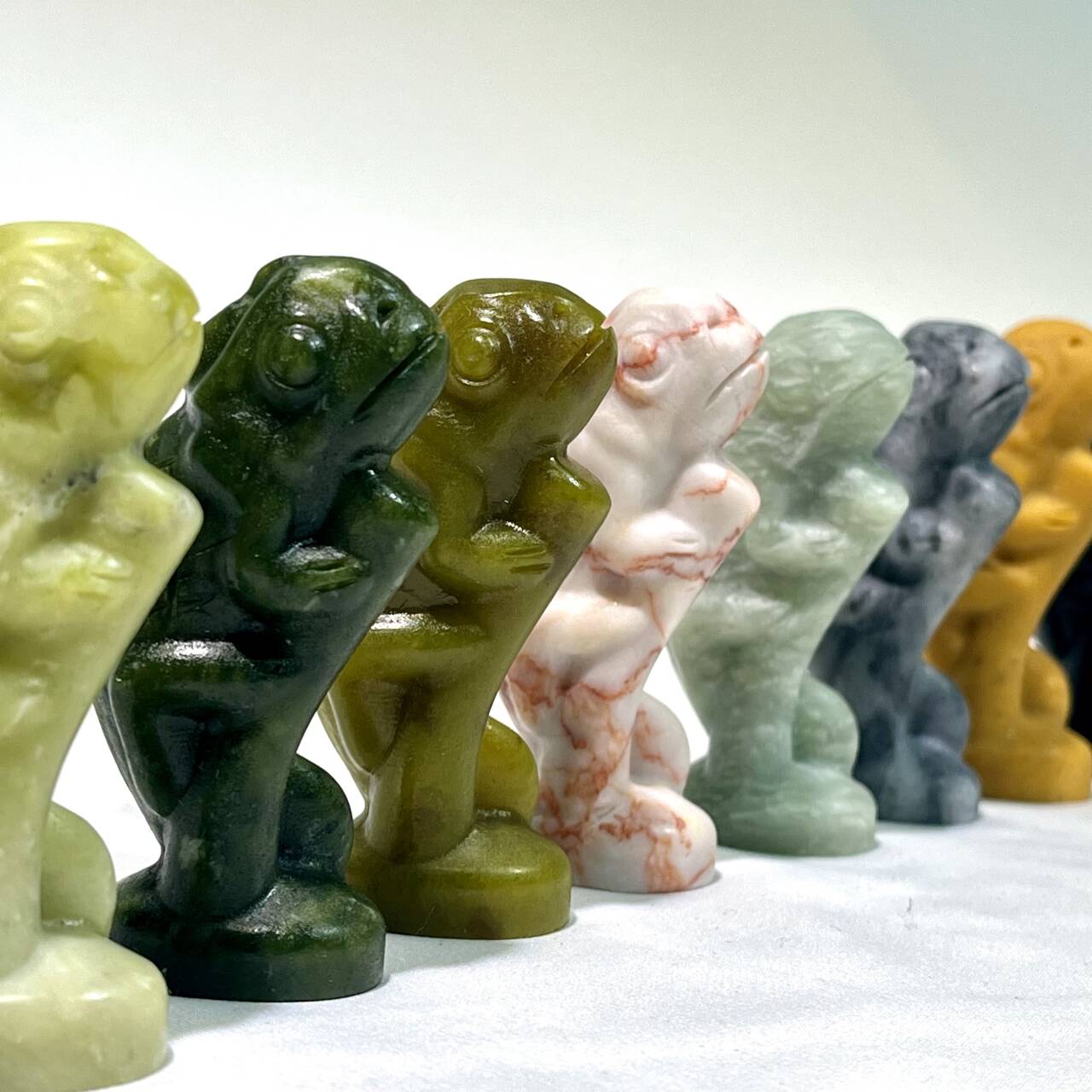 12 Types Lizard Carving,Crystal Wholesale