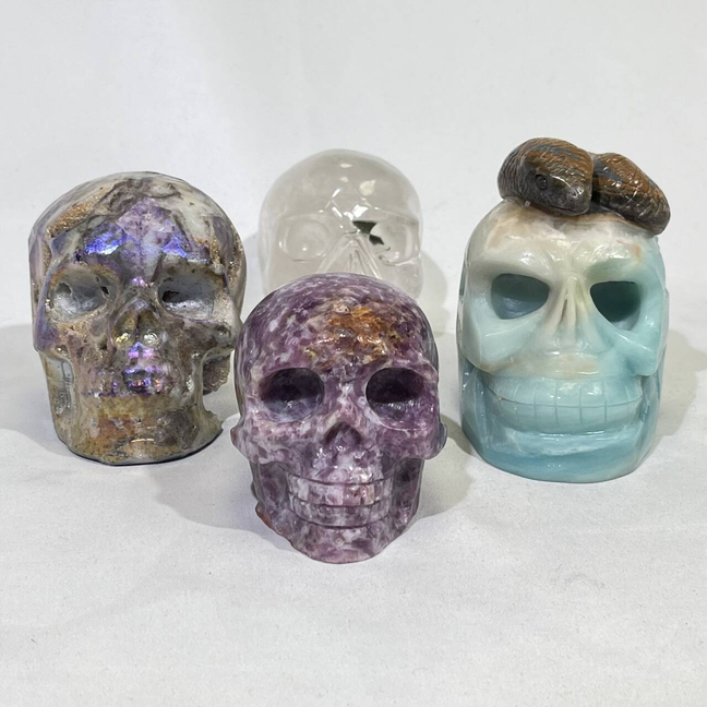 4 Types Skull Carving