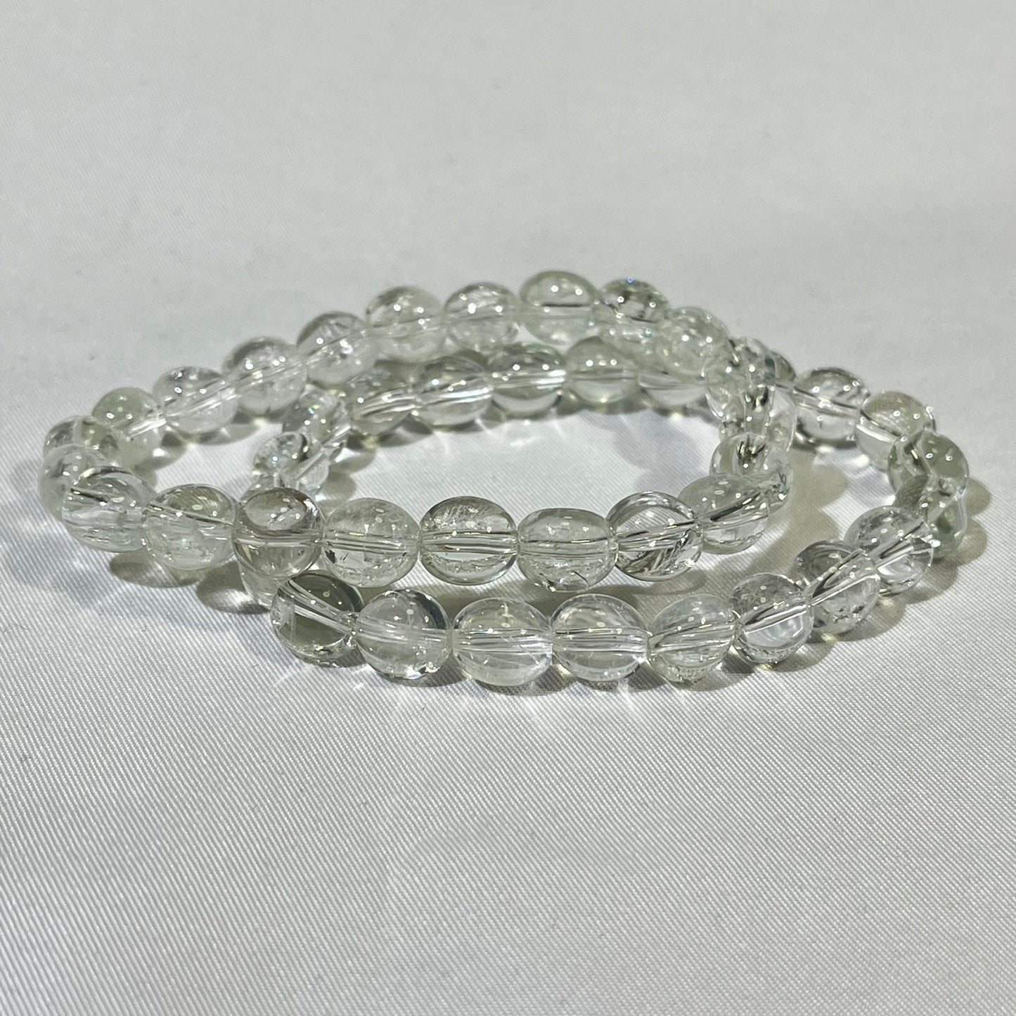 2-4mm Prasiolite Bracelet,Green Quartz