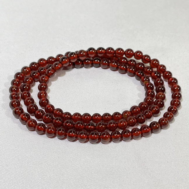 4.6-5mm 3-loop Bracelet/Necklace/Bead Pink Garden,Green Larimar,Rutile,Rutile Super 7,Fanta Garnet