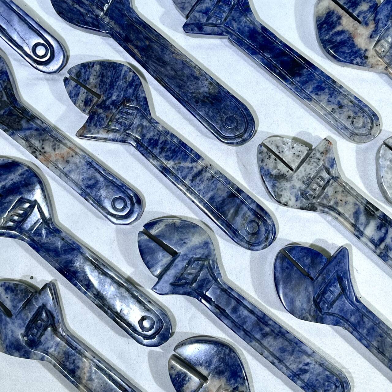 Sodalite Spanner Carving