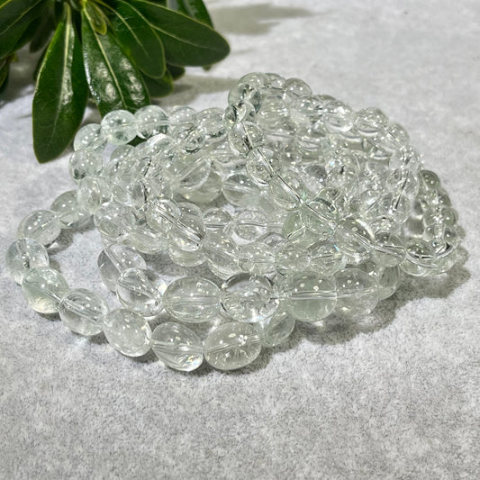 2-4mm Prasiolite Bracelet,Green Quartz