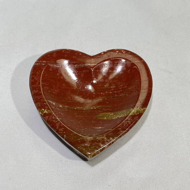 Ocean Jasper Differnet Style Heart and Oval Bowl