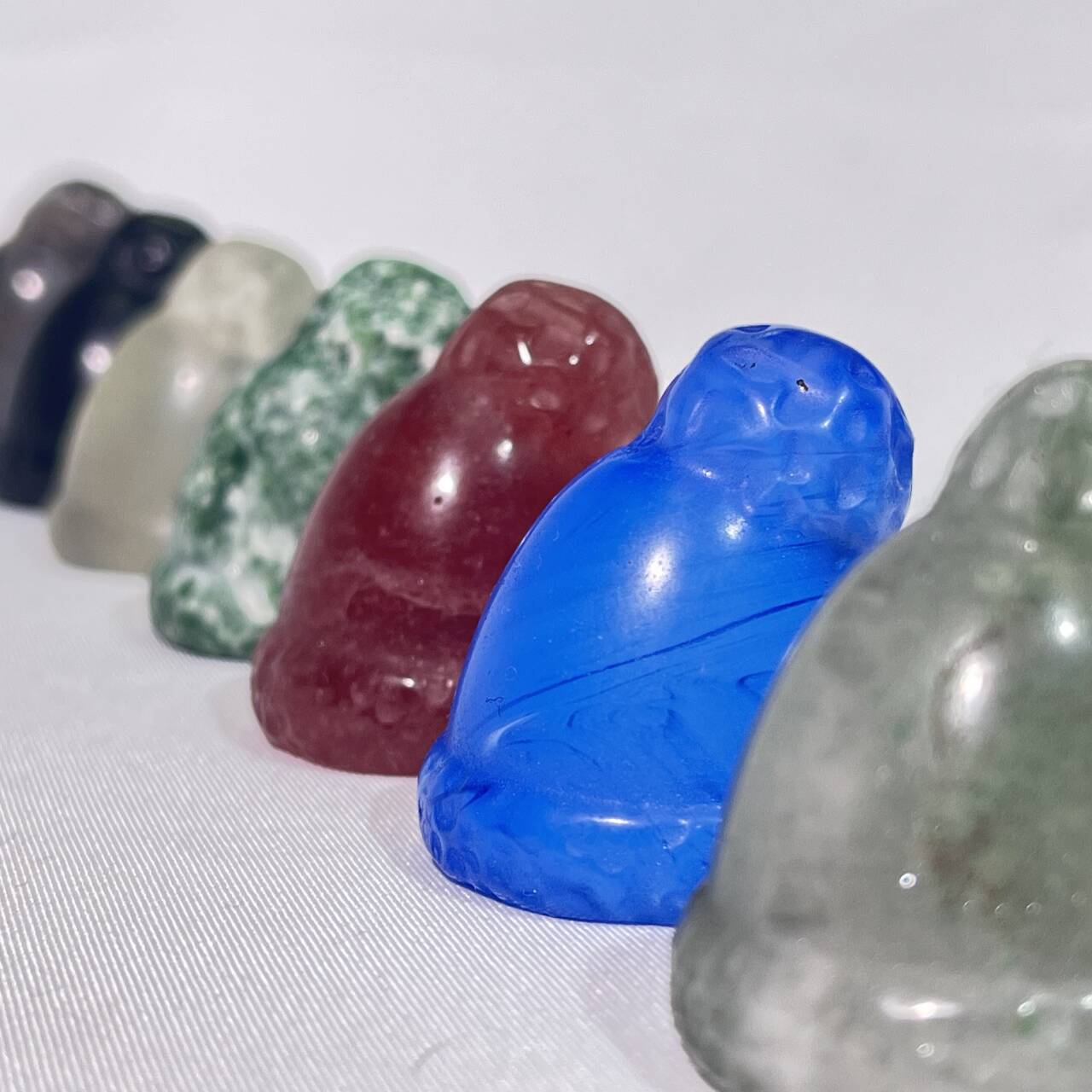 8 Types 1.3' Santa Hat Carving Christmas Wholesale Crystal