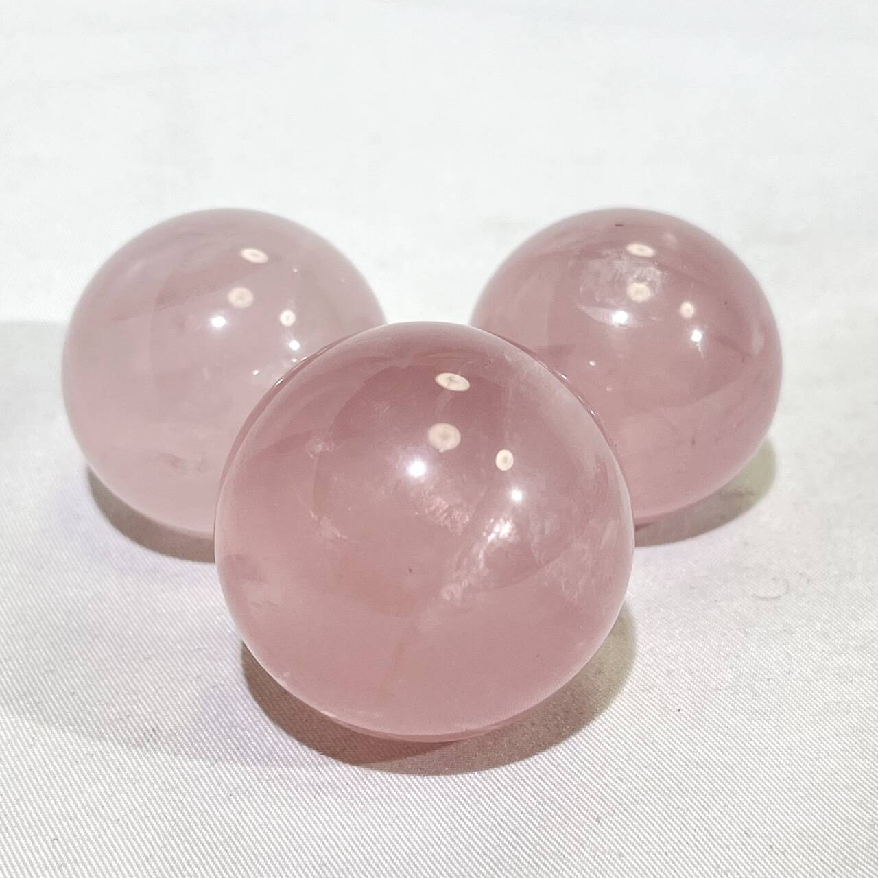 1.3-1.5' Lavender Rose Quartz Sphere