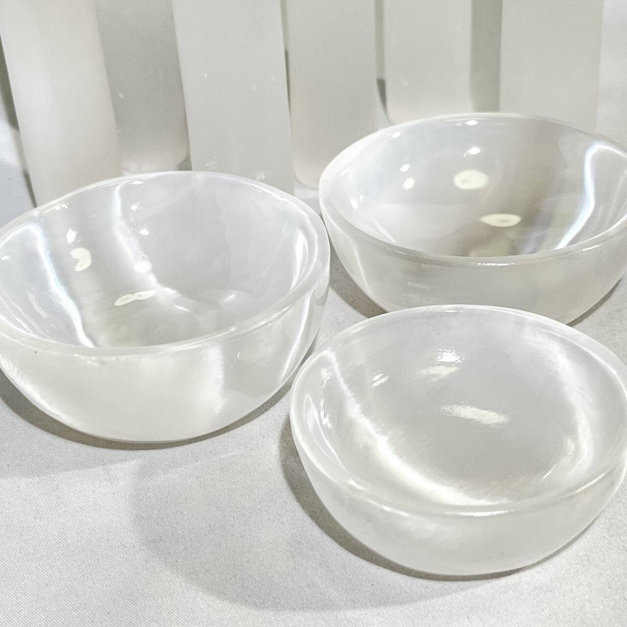 Selenite Candle and Bowl