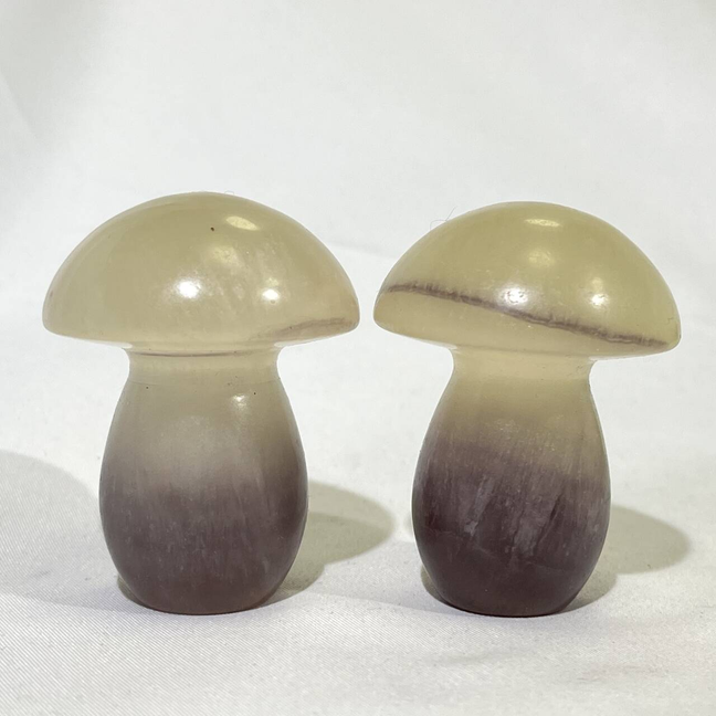 Fluorite Mushroom Carving