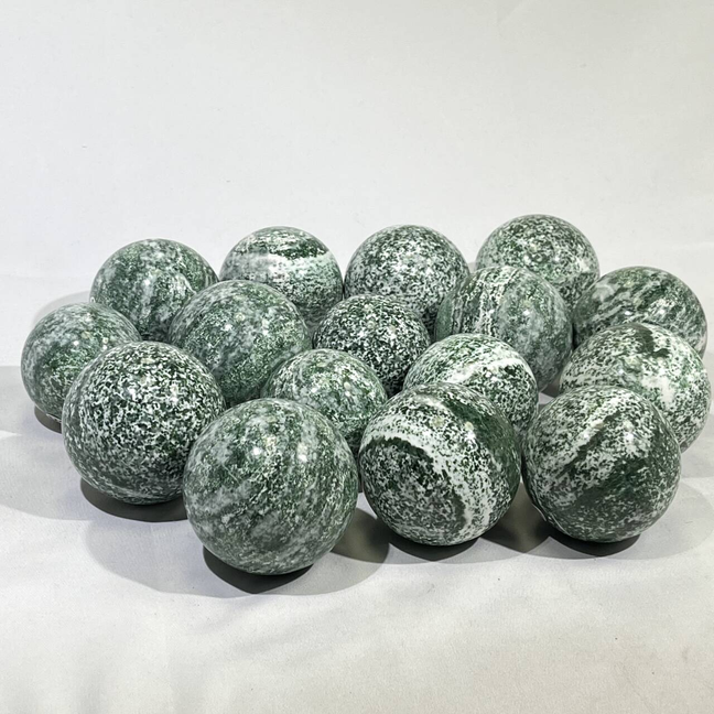 2.7-2.8' Qing Hai Jade Sphere