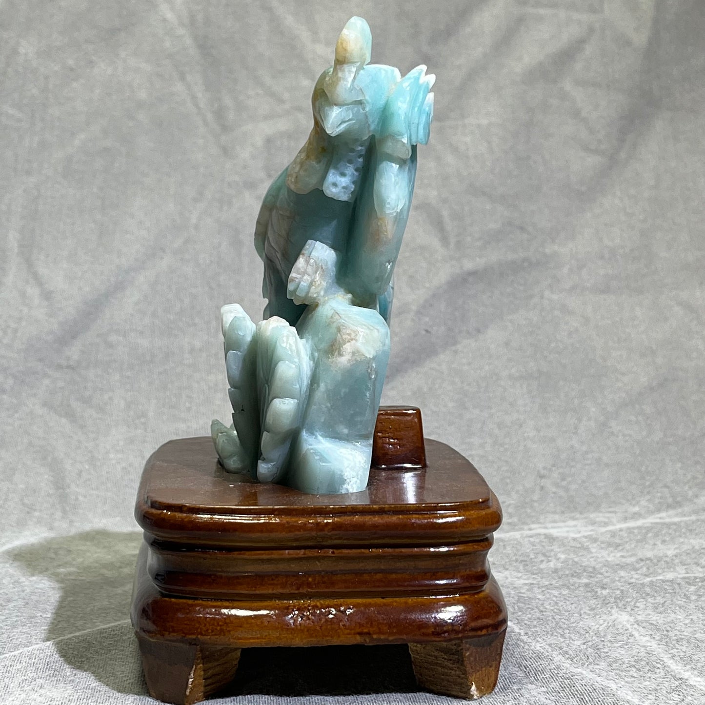 Caribbean Calcite Phoenix Carving