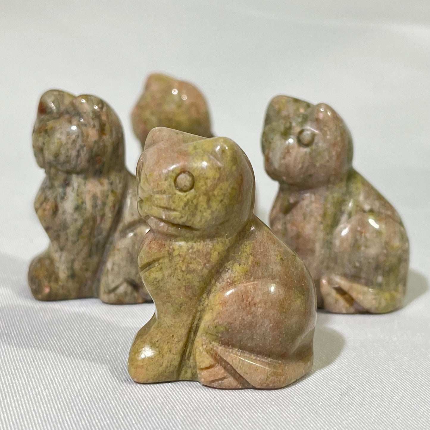 9 Types 1.5' Cat Carving Crystal Wholesale