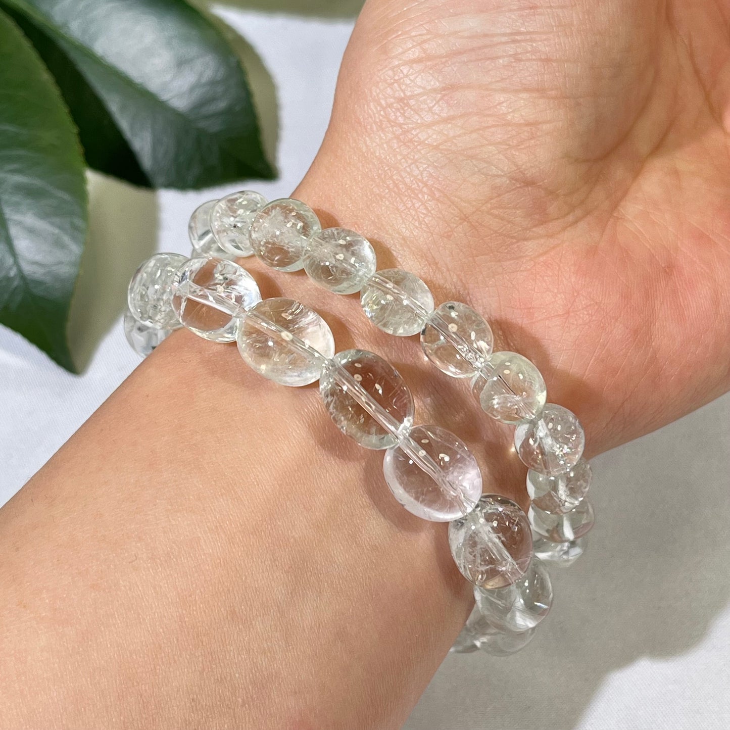 2-4mm Prasiolite Bracelet,Green Quartz