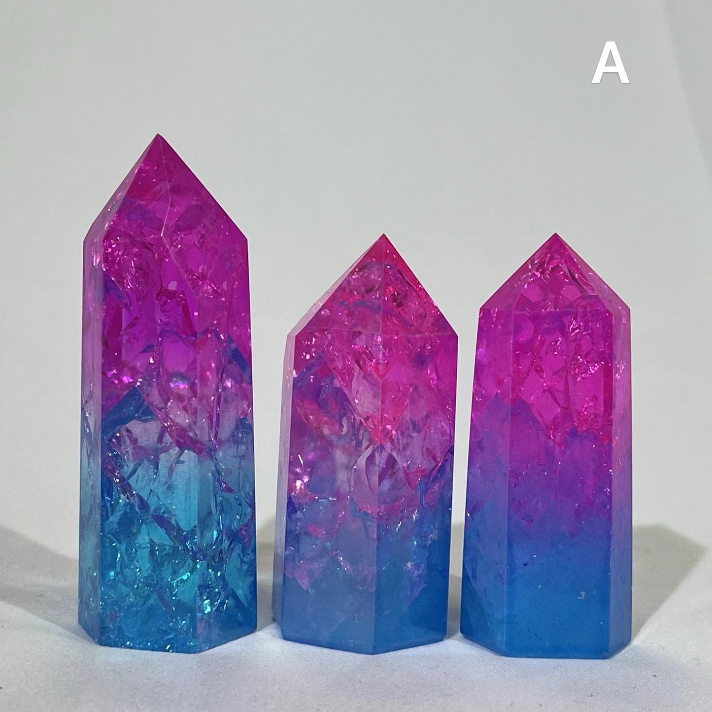 Aura Clear Quartz Points