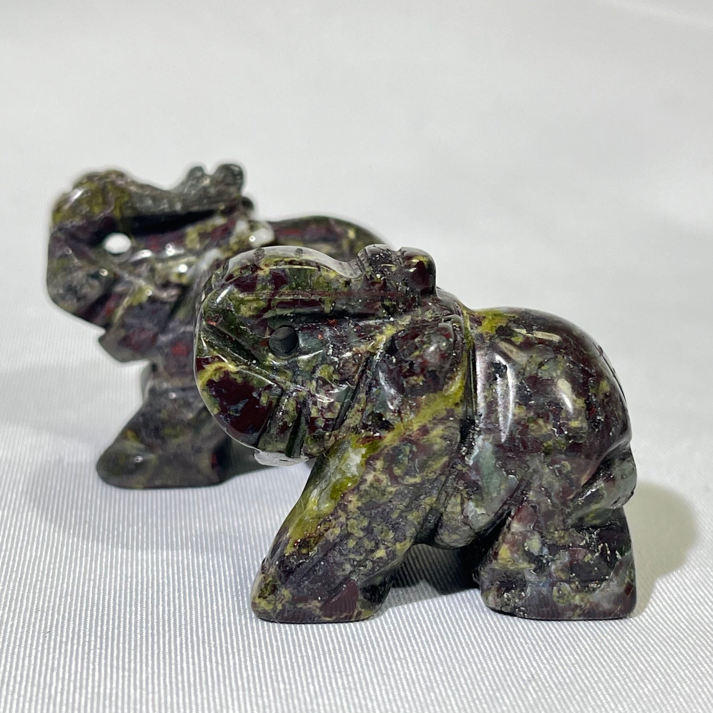 8 Types 1.5' Elephant Crystal Carving Wholesale