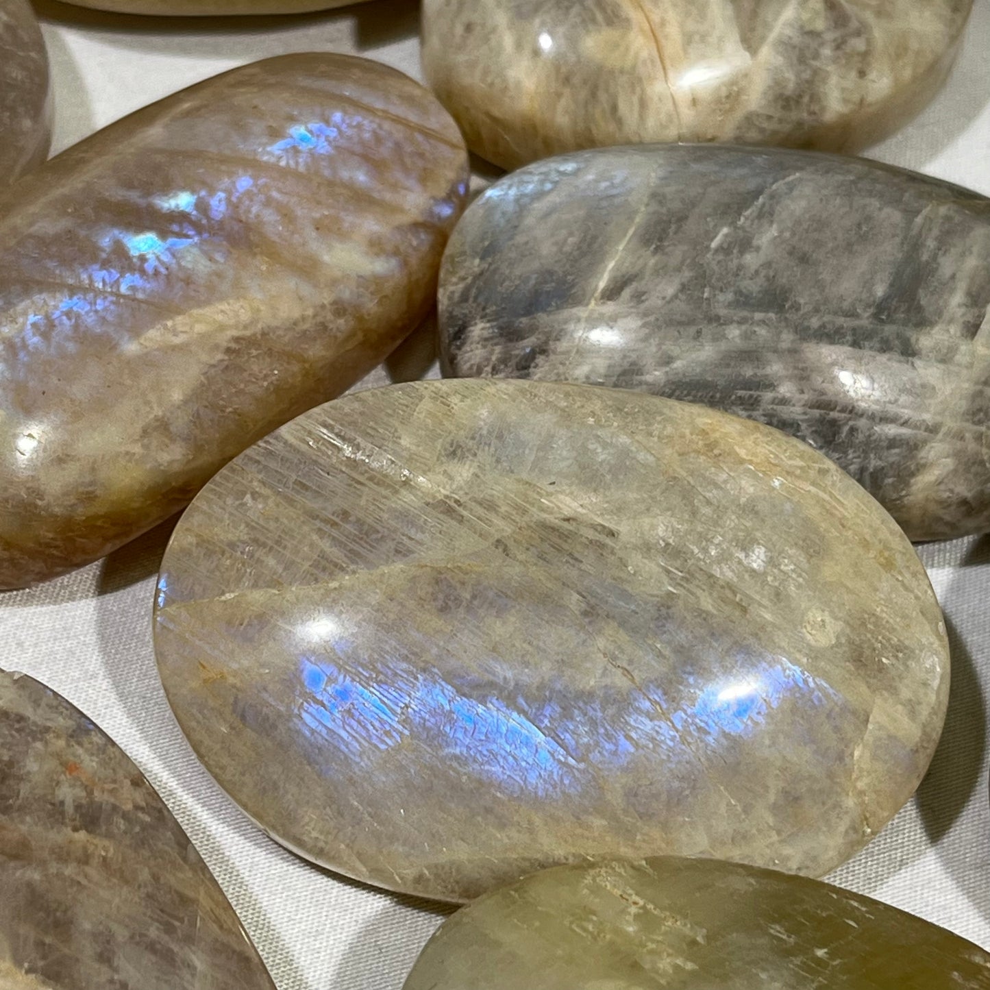 Peach Moonstone Palmstone Wholesale Crystal