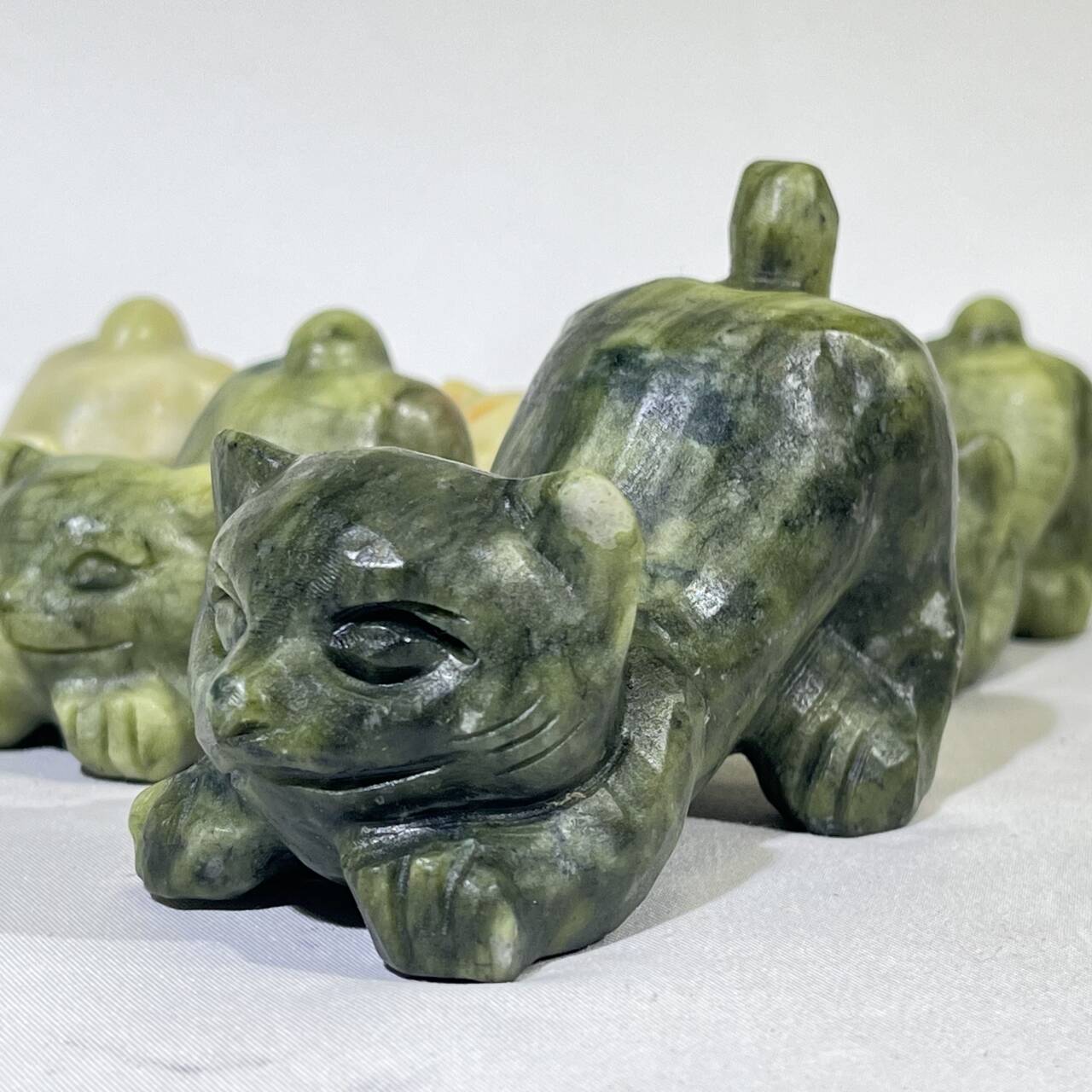 Jade Cat Carving