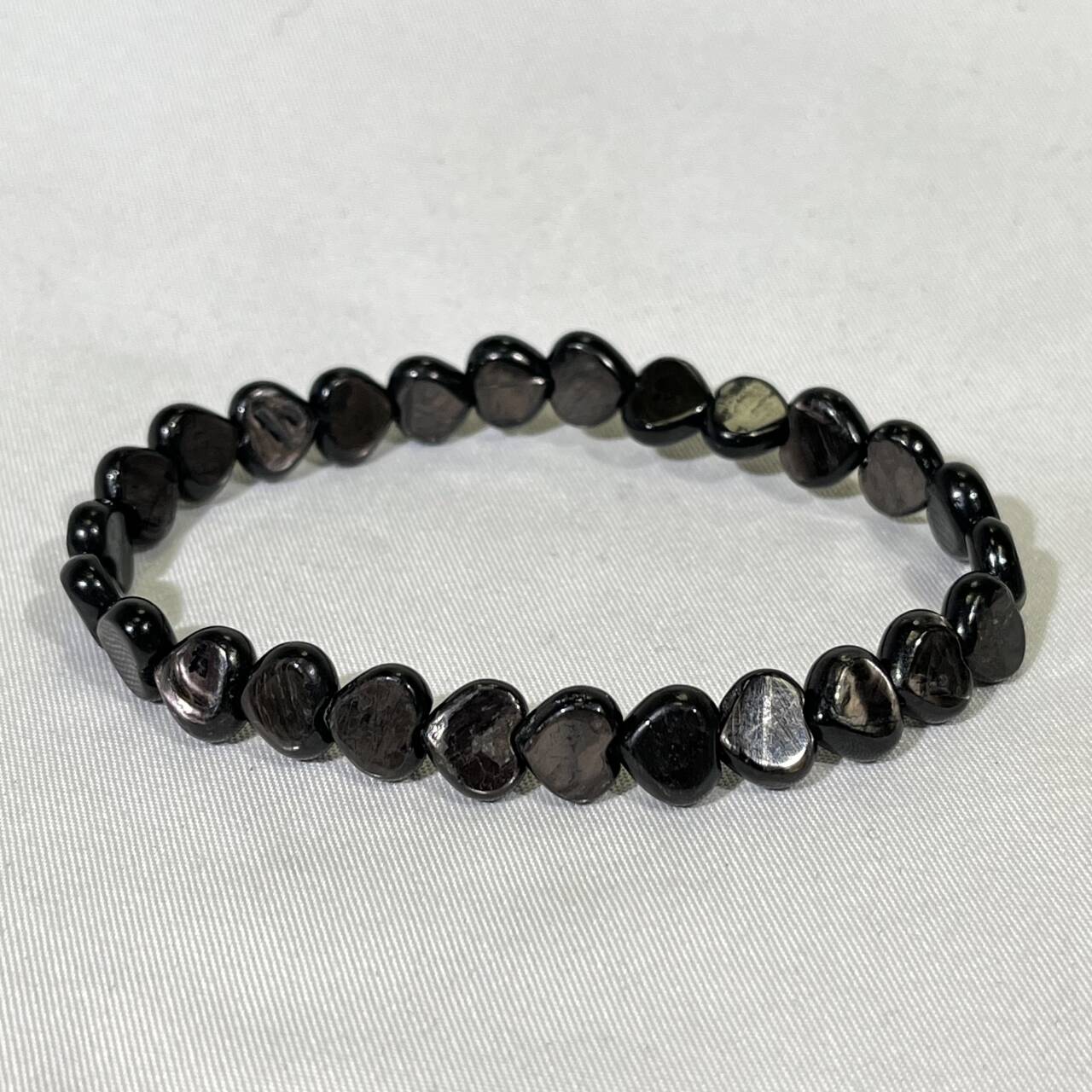 8mm Hypersthene Heart Bracelet