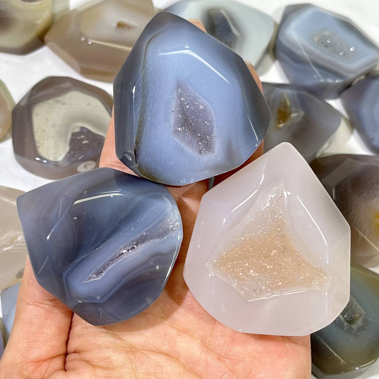 1.5-2.5' Druzy Agate Tower Mini Point