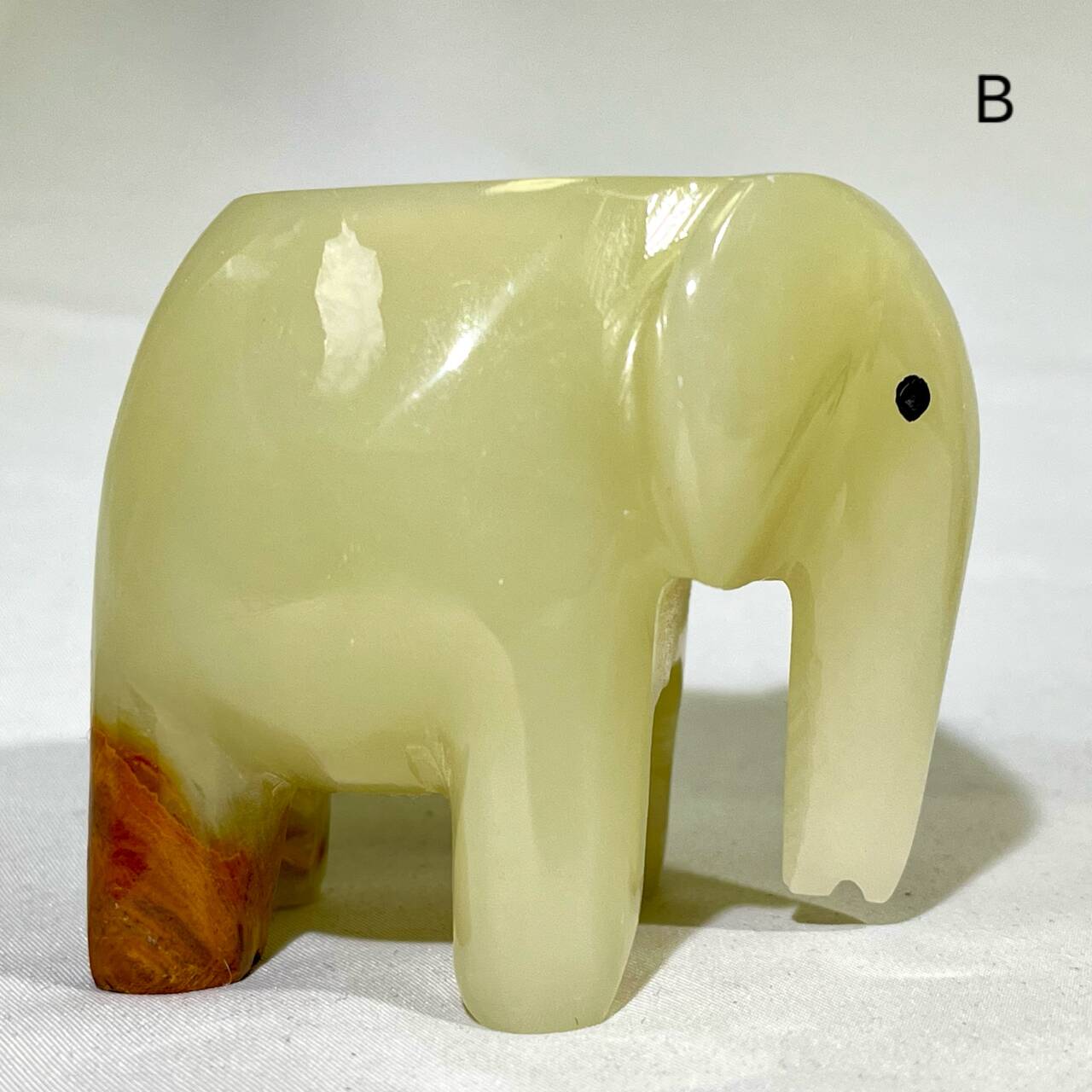 2’ Afghan jade Elephant Carving