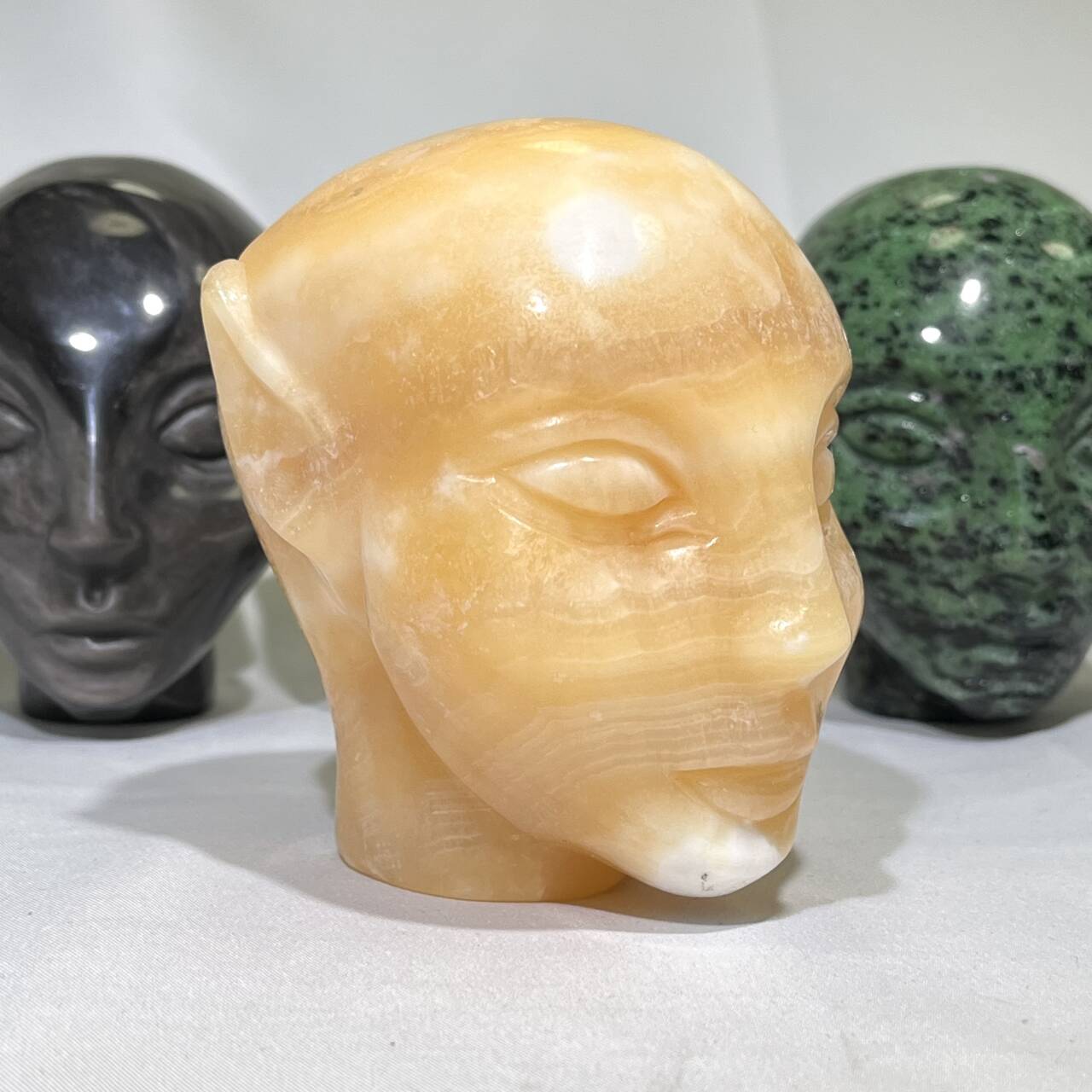 4 Types Alien Skull Carving Crystal Wholesale