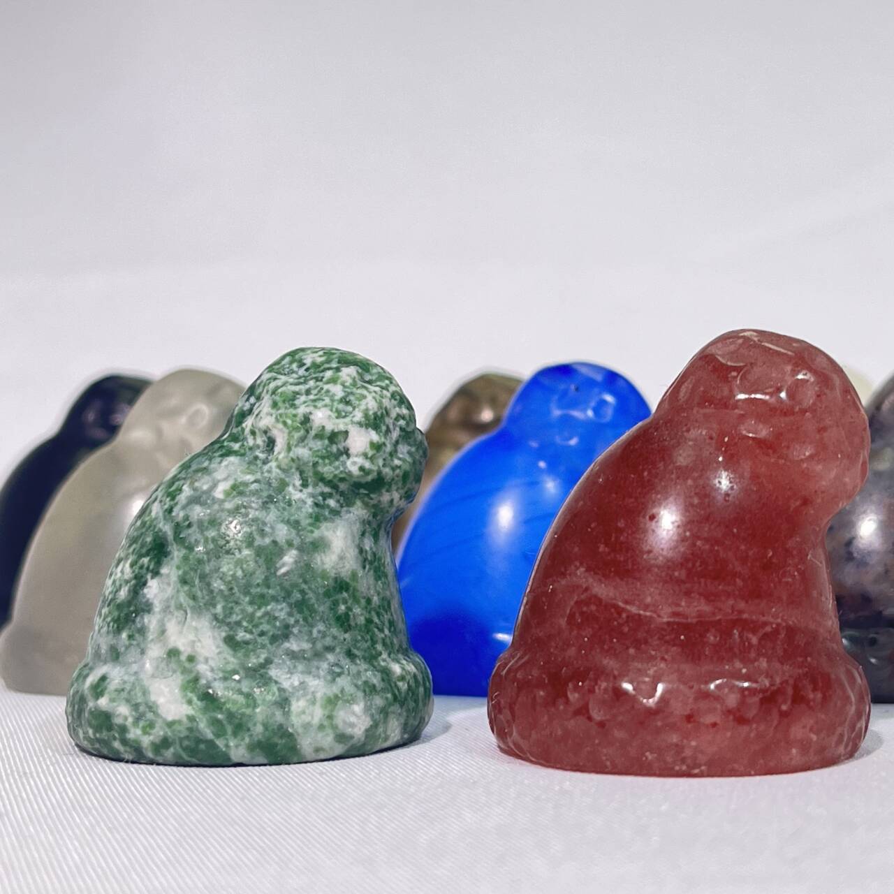 8 Types 1.3' Santa Hat Carving Christmas Wholesale Crystal