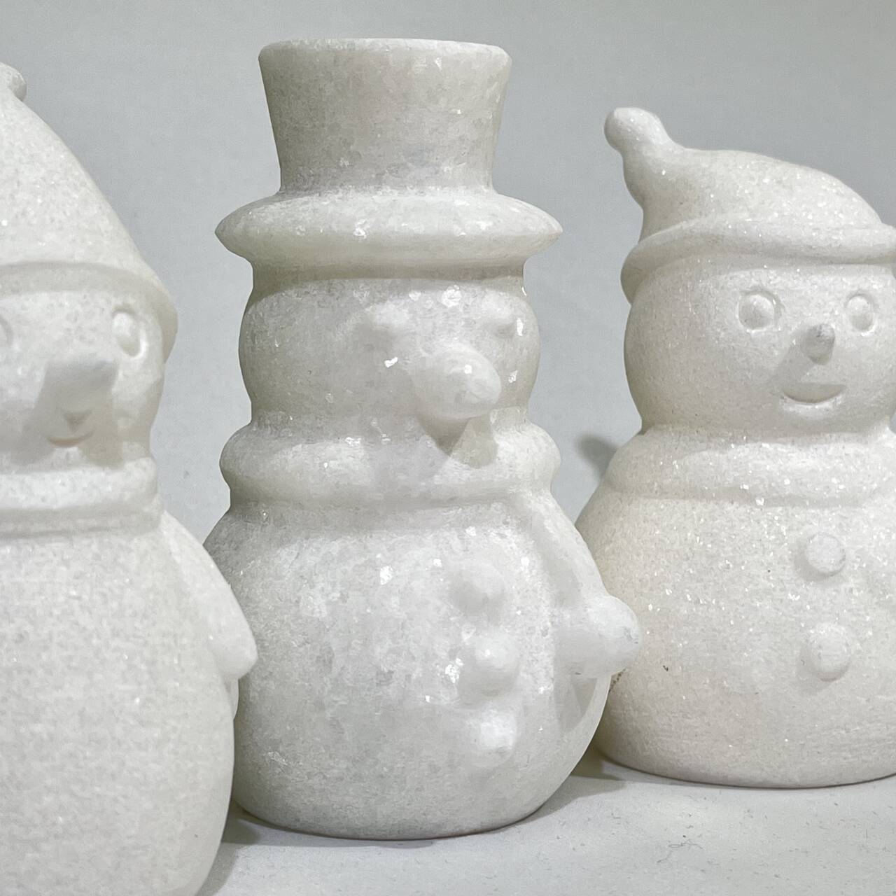 3-4‘ Han Bai Jade Snowman Carving