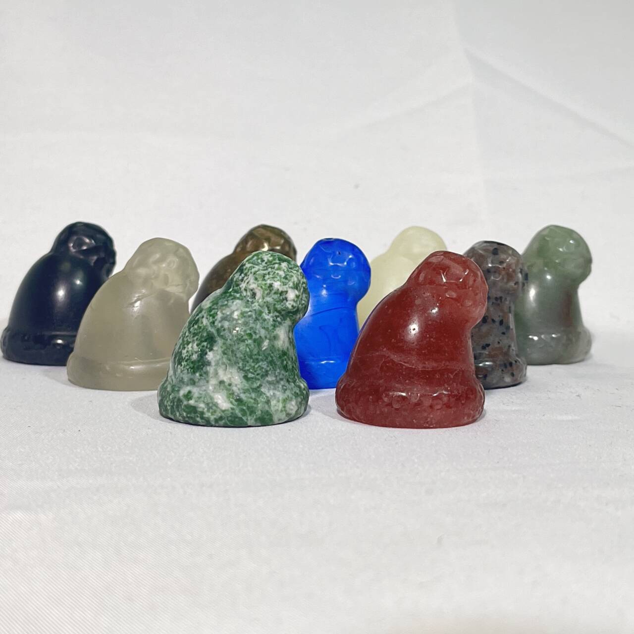 8 Types 1.3' Santa Hat Carving Christmas Wholesale Crystal