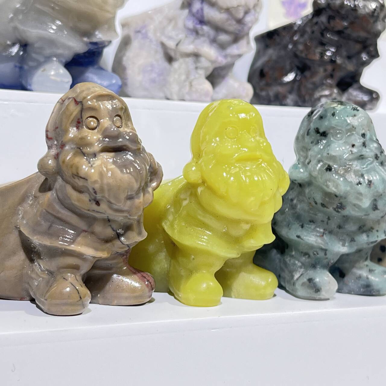 7 Types 2' Santa Claus Carving Wholesale Crystal Christmas