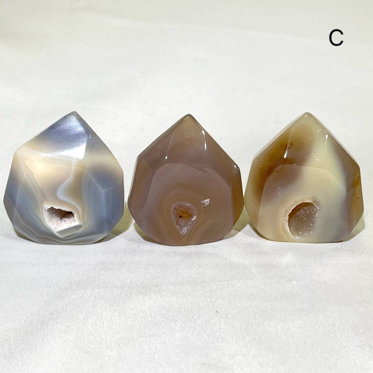 1.5-2.5' Druzy Agate Tower Mini Point