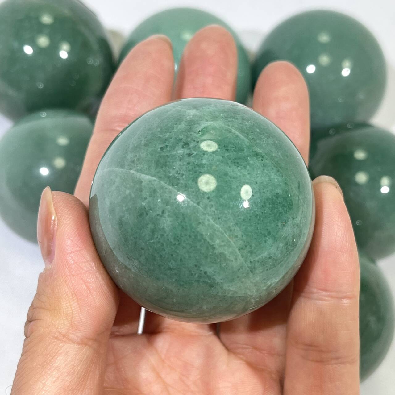 1.8-1.9‘ Green Aventurine Sphere
