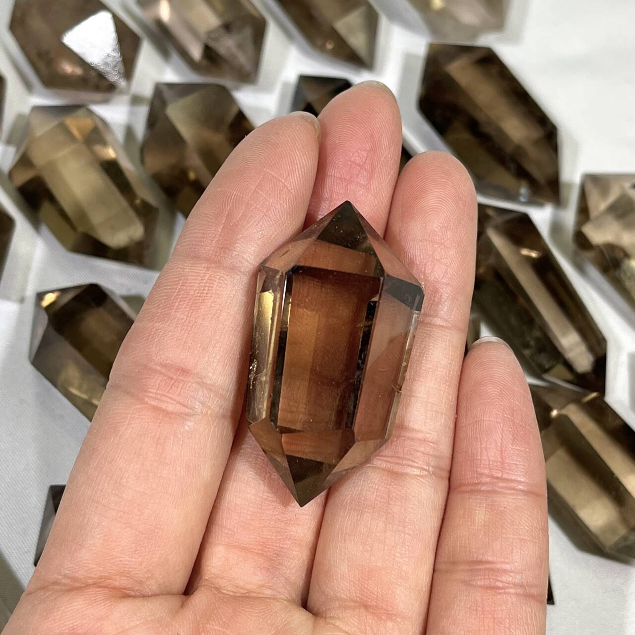 1.5' Smoky Quartz Double Point