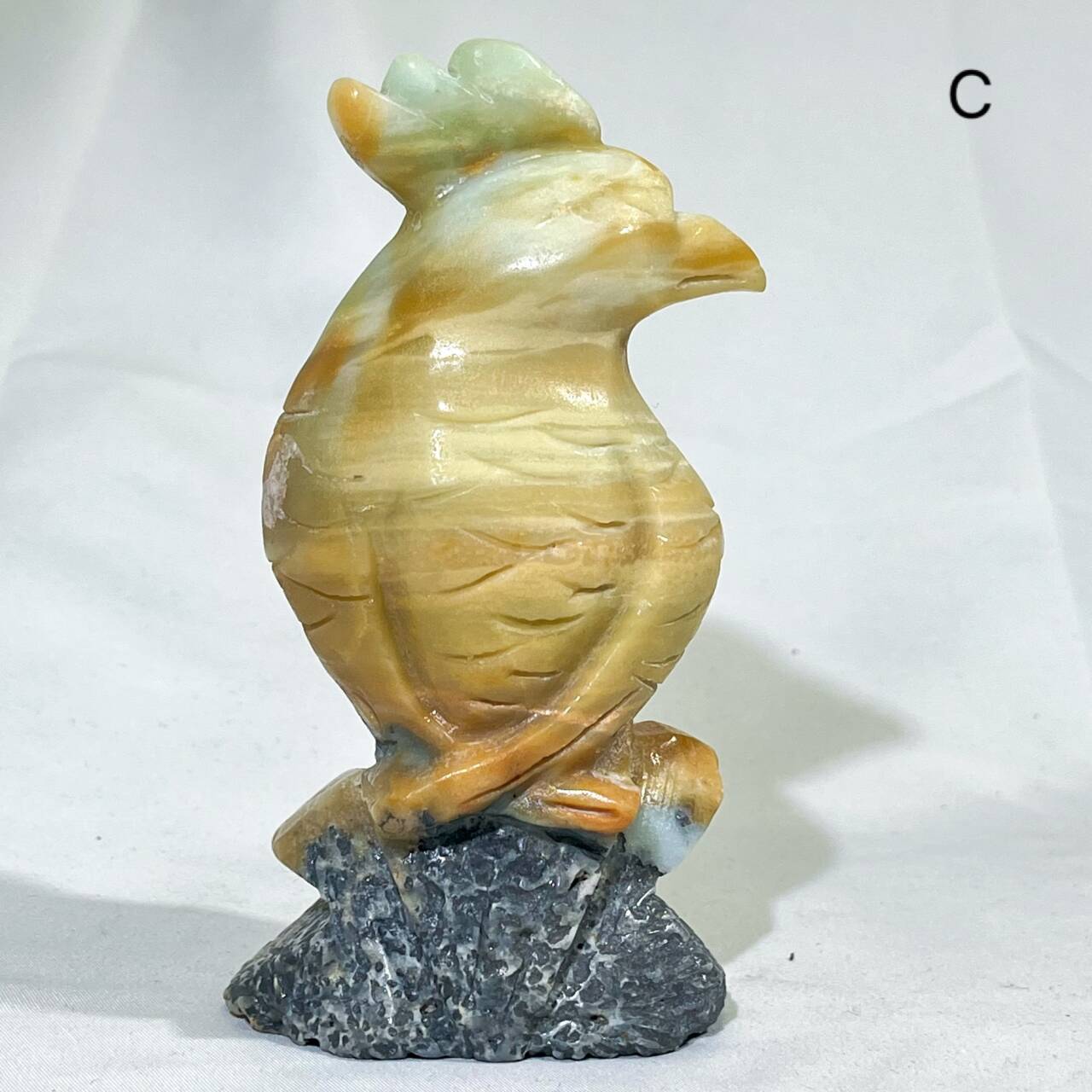 5' Sky Blue Amazonite Parrot Carving Wholesale Crystal