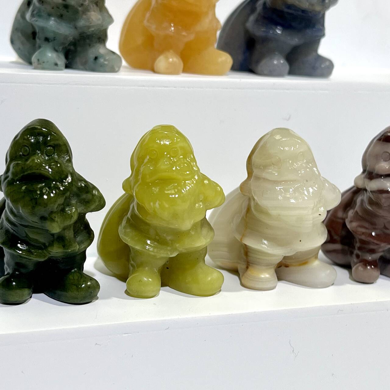 7 Types 1.5' Santa Claus Carving Wholesale Crystal Christmas