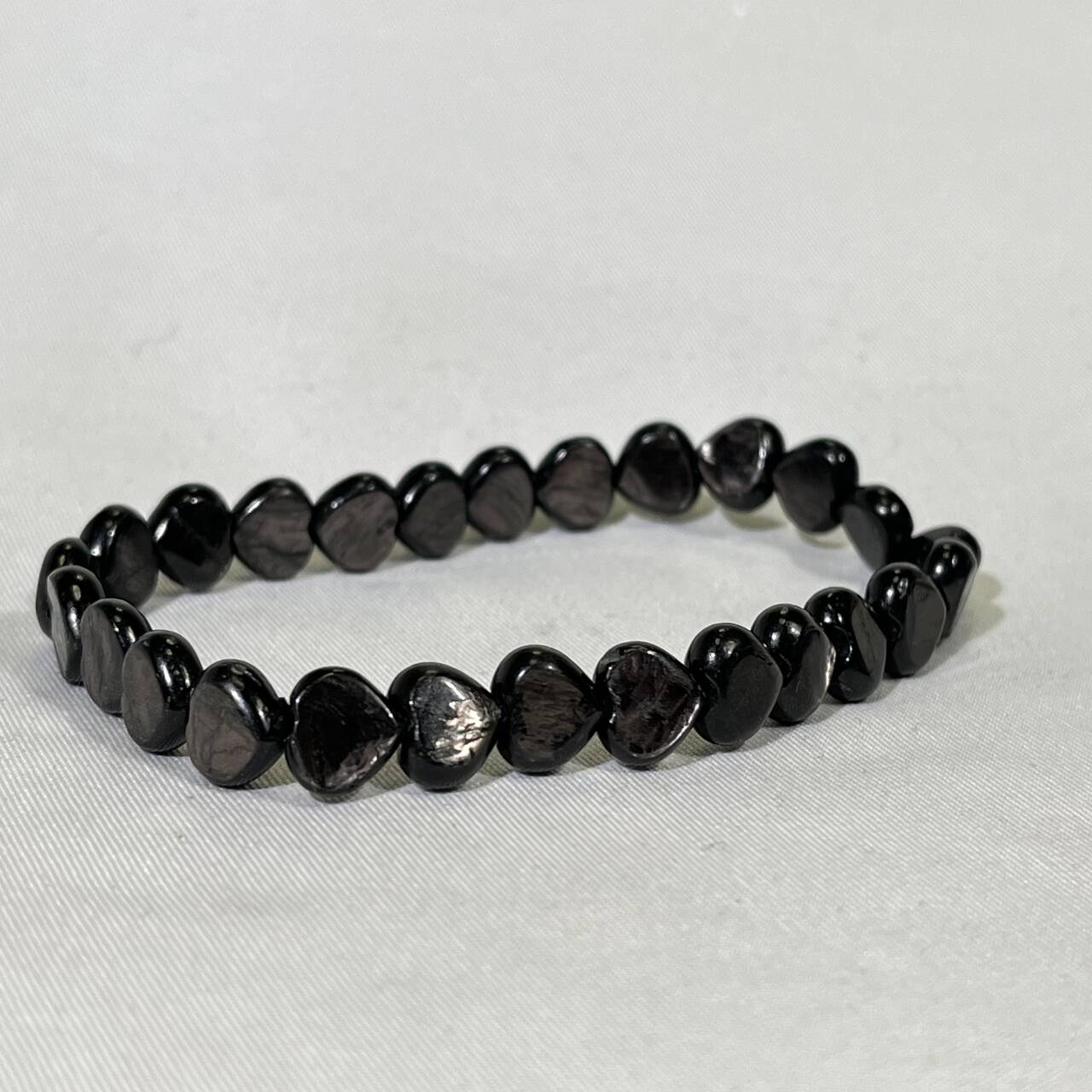 8mm Hypersthene Heart Bracelet