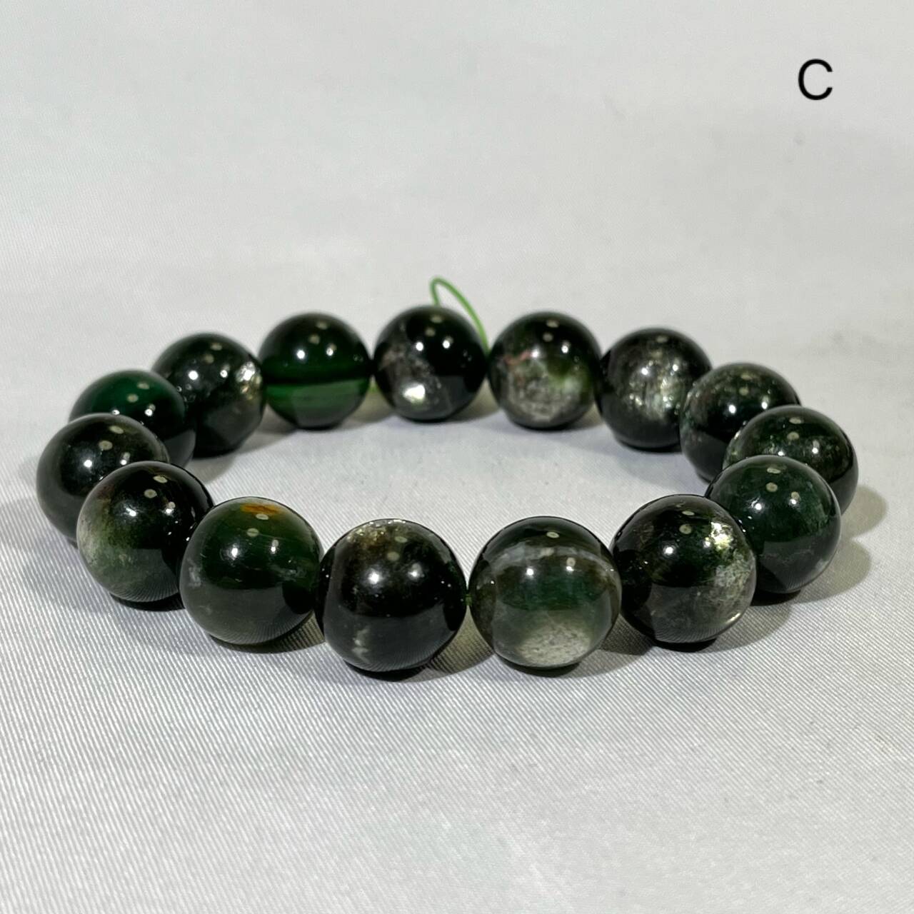 13-16mm Green Mica Bracelet