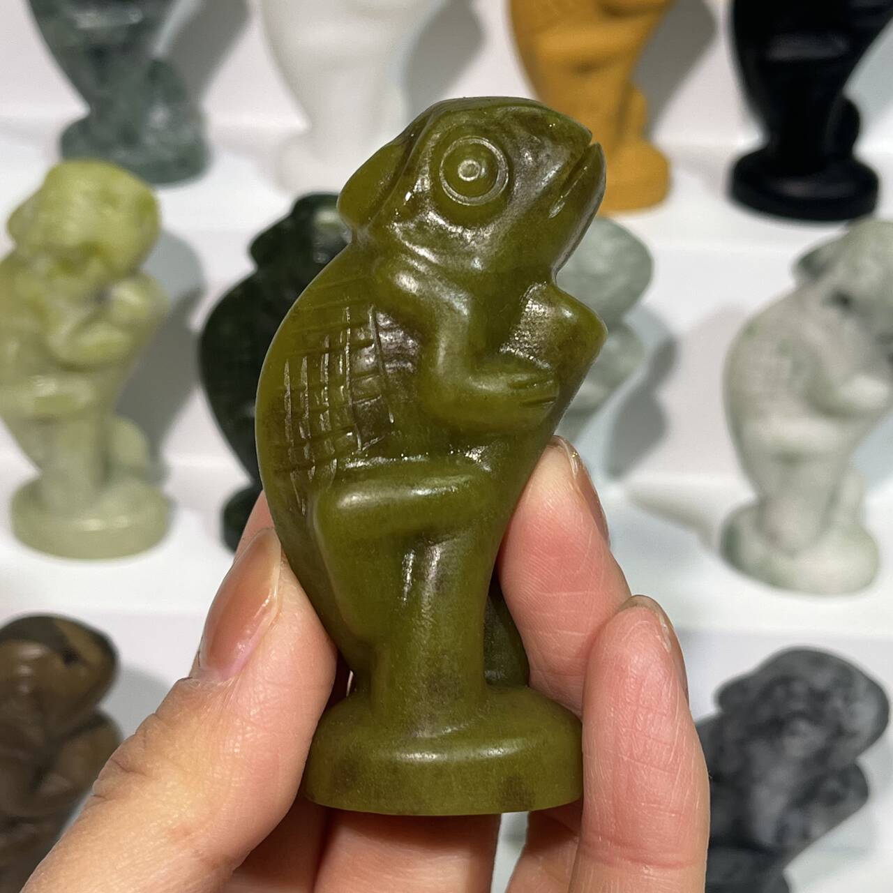 12 Types Lizard Carving,Crystal Wholesale