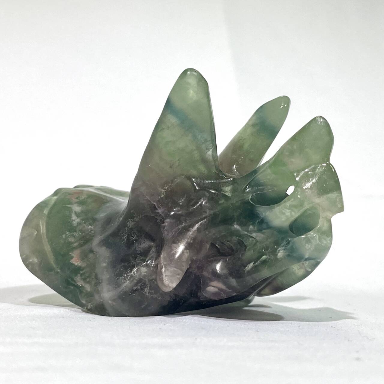 5 Types 4' Triceratops Head Carving,Crystal Wholesale