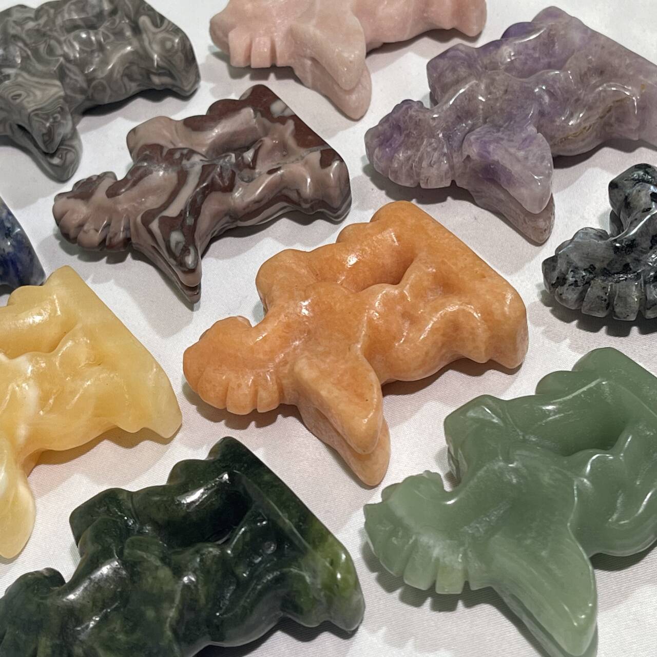 9 Types 2' Unicorn Carving Wholesale Crystal