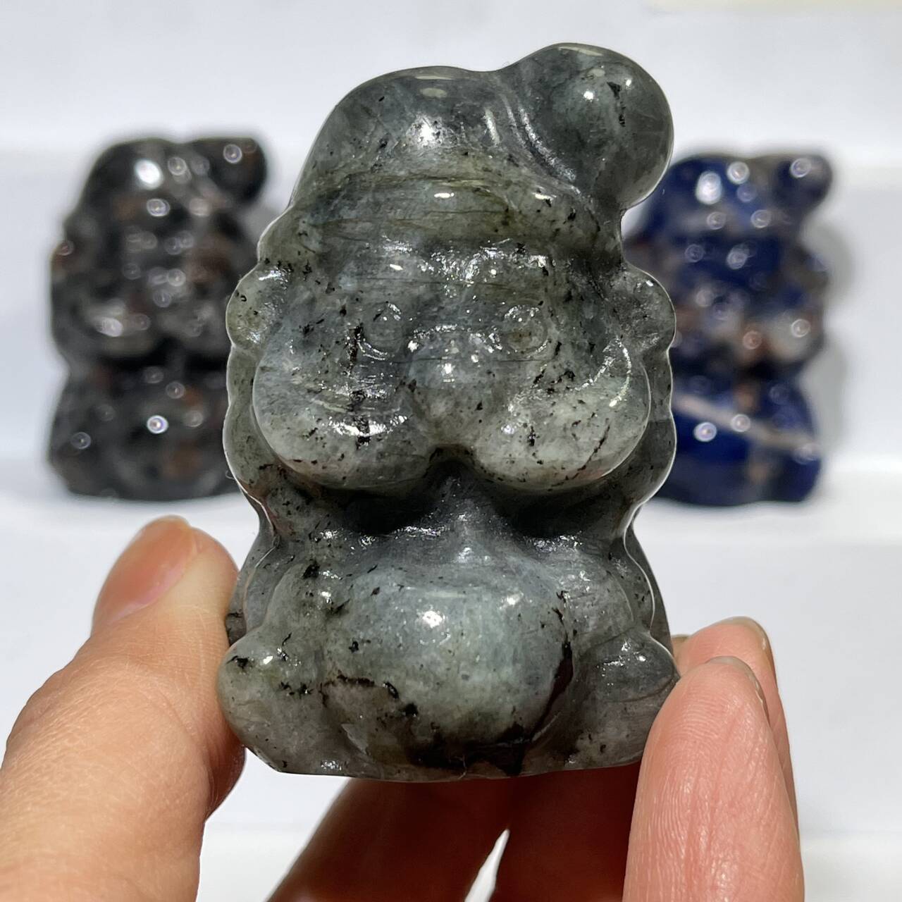 4 Types 2‘ Santa Claus Carving Wholesale Crystal