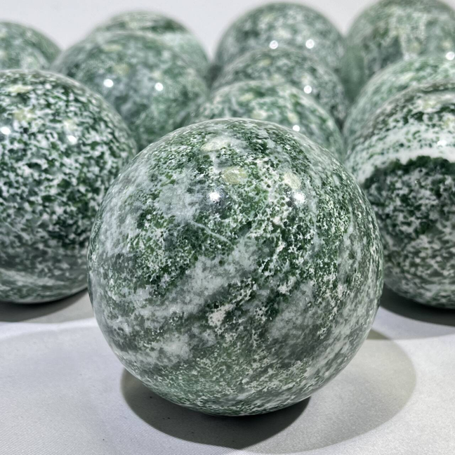 2.7-2.8' Qing Hai Jade Sphere