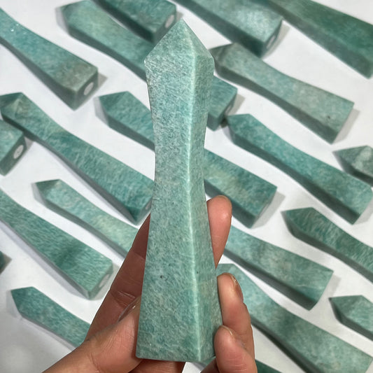 Amazonite Tower Crystal Wholesale Point