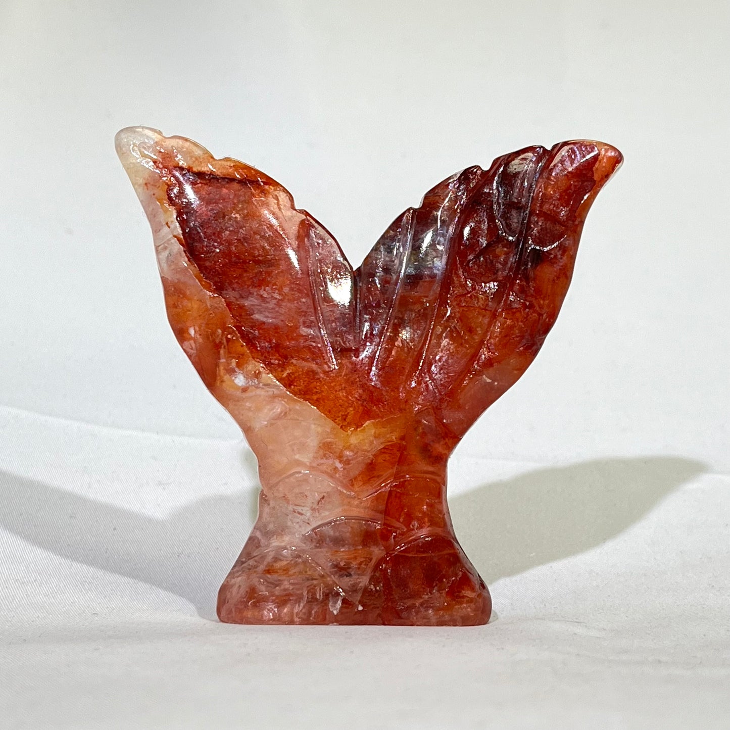 Fire Quartz and Golden Healer Dog,Pig,Mermaid Tail,Flower,Frog Carving