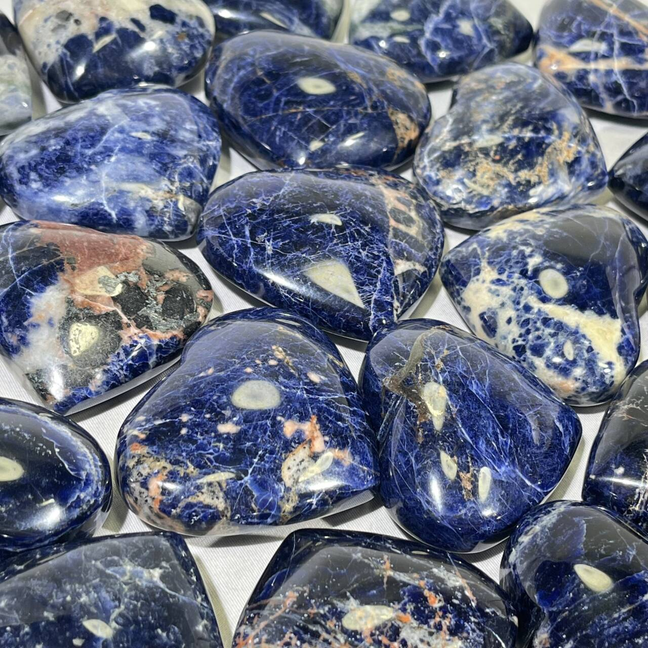 Sodalite Heart Wholesale Crystals