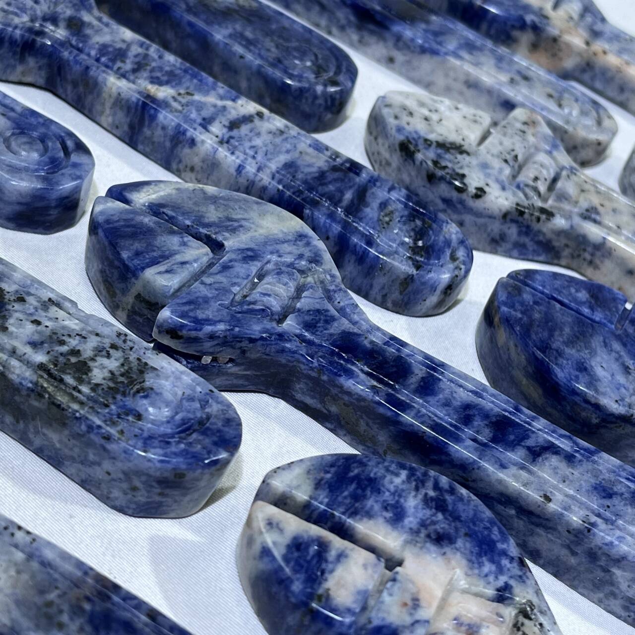Sodalite Spanner Carving