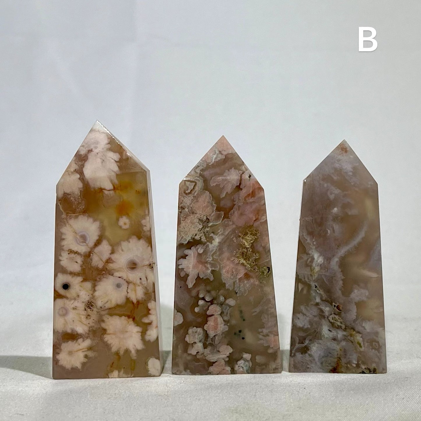 Flower/Sakura Agate Tower Wholesale Point