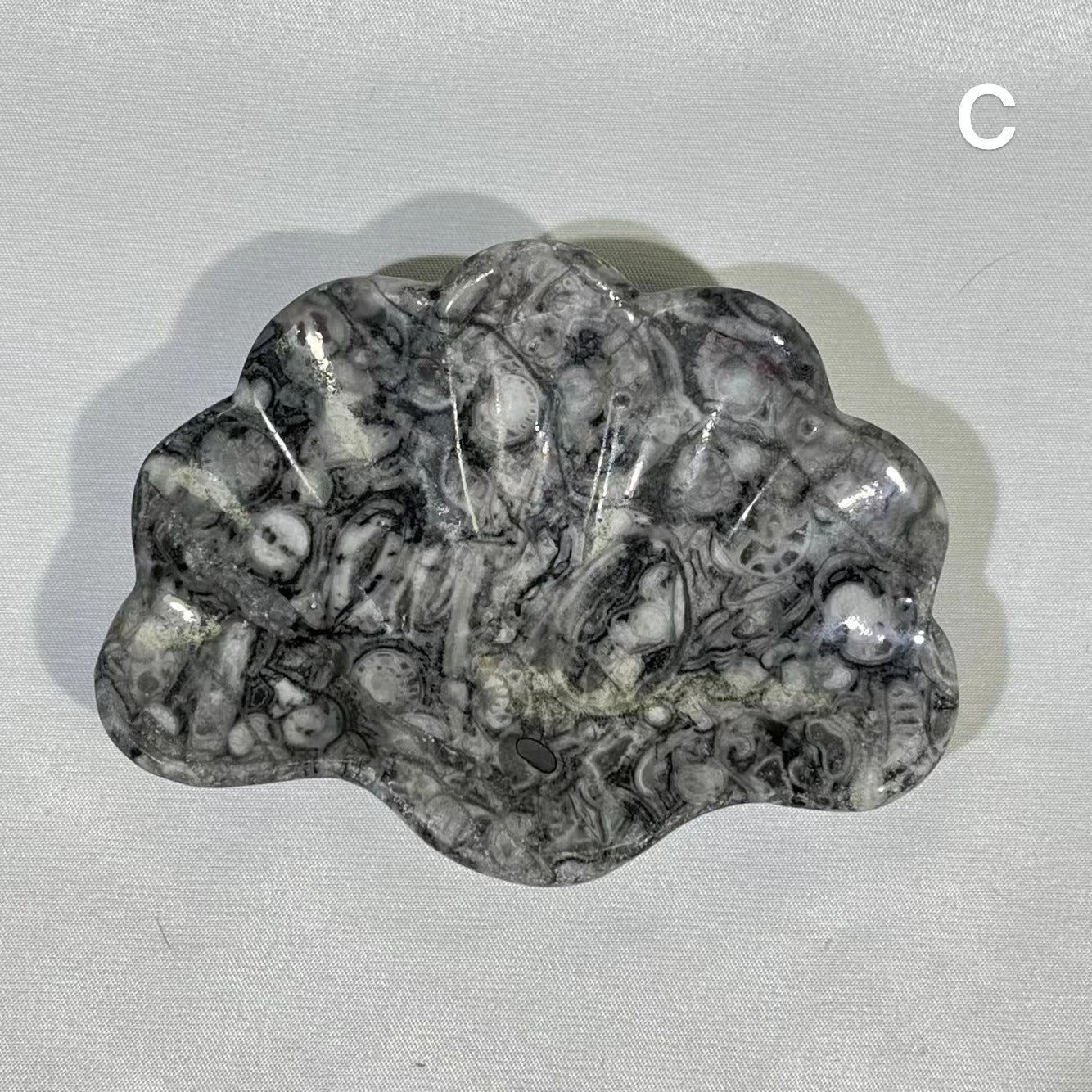Fossil Conch bowl Carving Wholesale Crystal