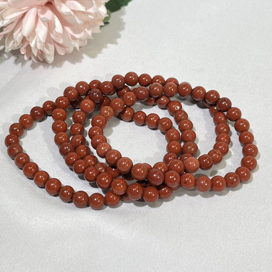 6.5mm Red Jasper Bracelet Wholesale