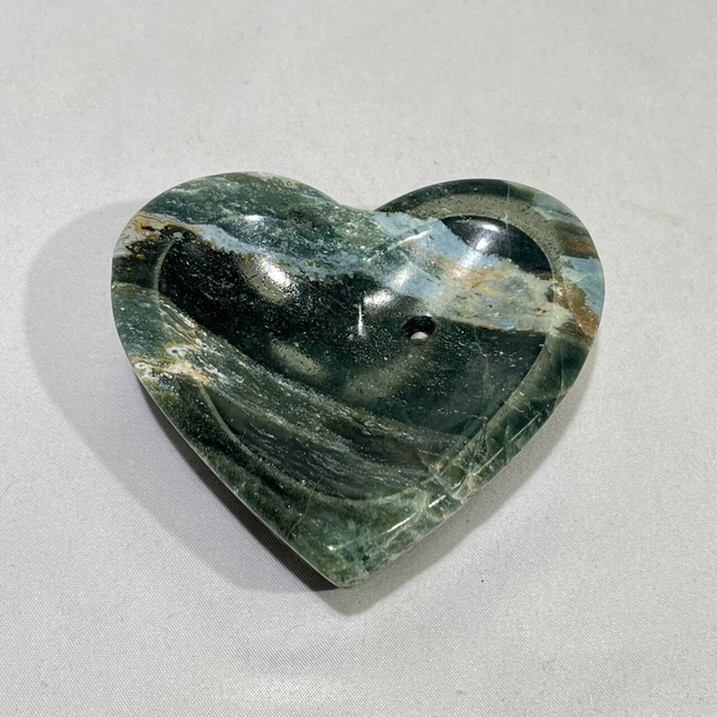 Ocean Jasper Differnet Style Heart and Oval Bowl