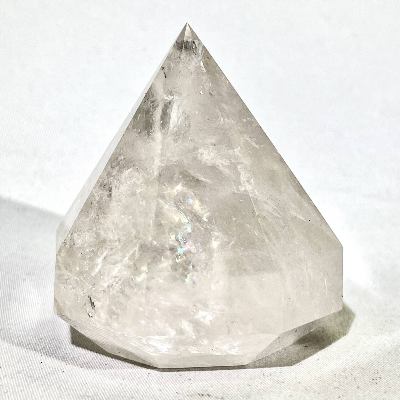 Clear Quartz Diamond Carving